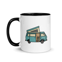 Thumbnail of Dog in Van Mug with Color Inside