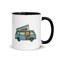 Thumbnail of Dog in Van Mug with Color Inside