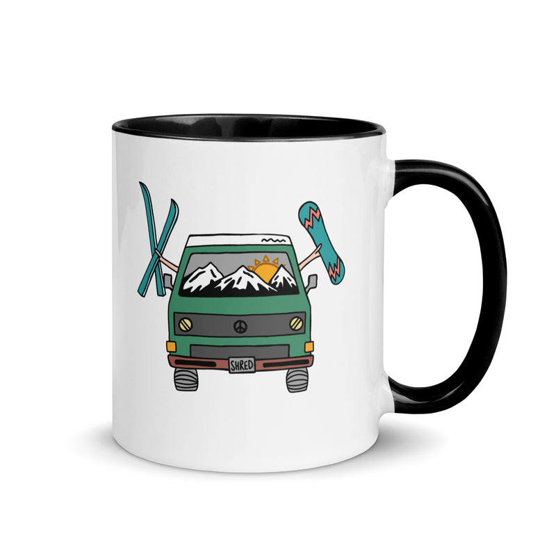 Shred Van Mug with Color Inside