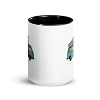 Thumbnail of Dog in Van Mug with Color Inside