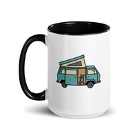 Thumbnail of Dog in Van Mug with Color Inside