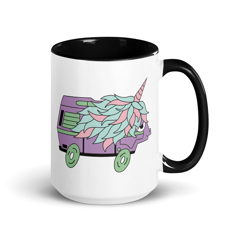 High-Top Hazel Unicorn Mug with Color Inside