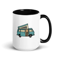 Thumbnail of Dog in Van Mug with Color Inside