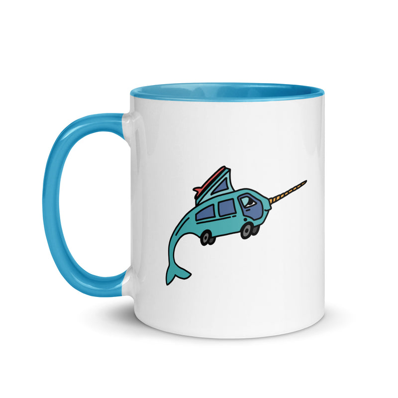 Narwhal Ned Mug with Color Inside