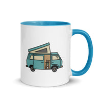 Thumbnail of Dog in Van Mug with Color Inside