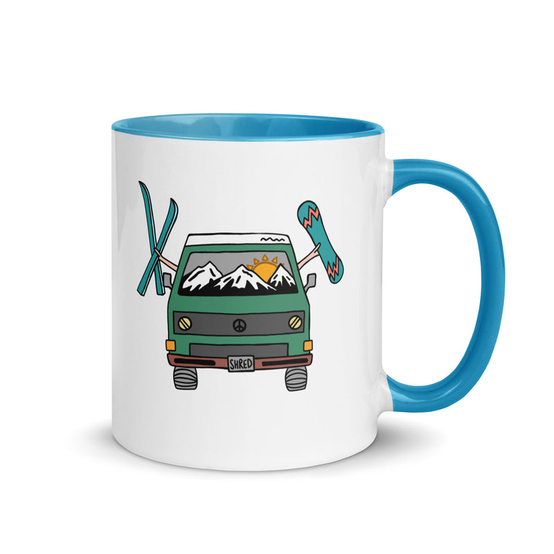 Shred Van Mug with Color Inside