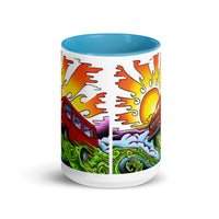 Thumbnail of Tasse Van & Sun avec intérieur coloré