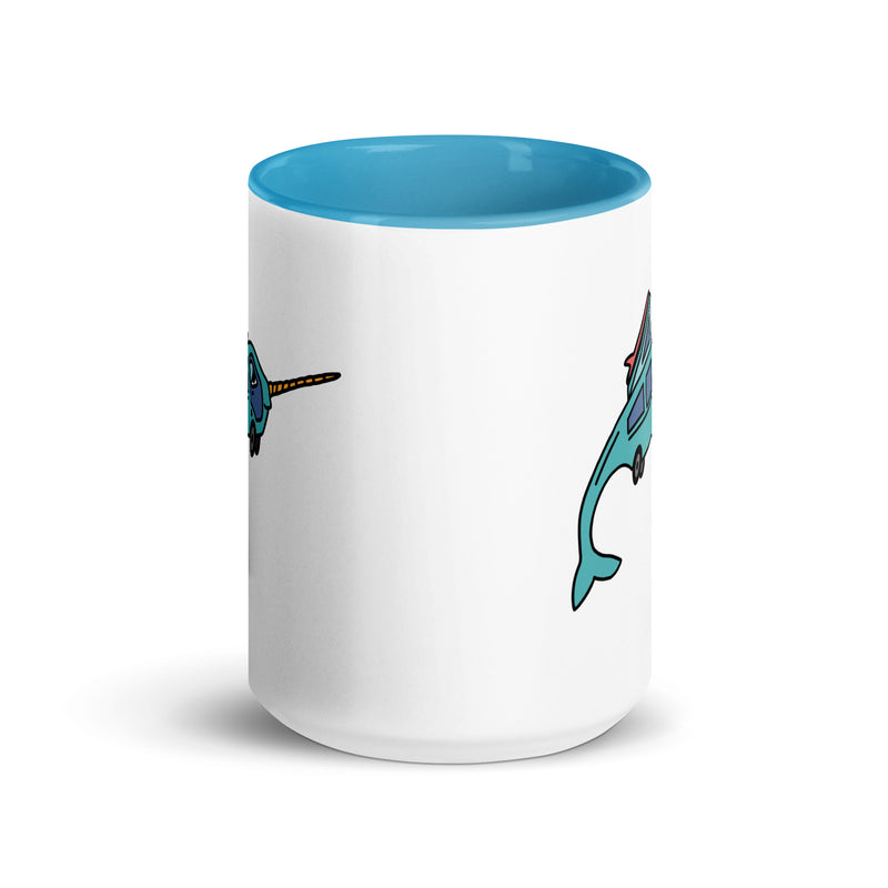 Narwhal Ned Mug with Color Inside