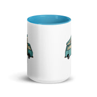 Thumbnail of Dog in Van Mug with Color Inside