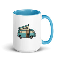 Thumbnail of Dog in Van Mug with Color Inside