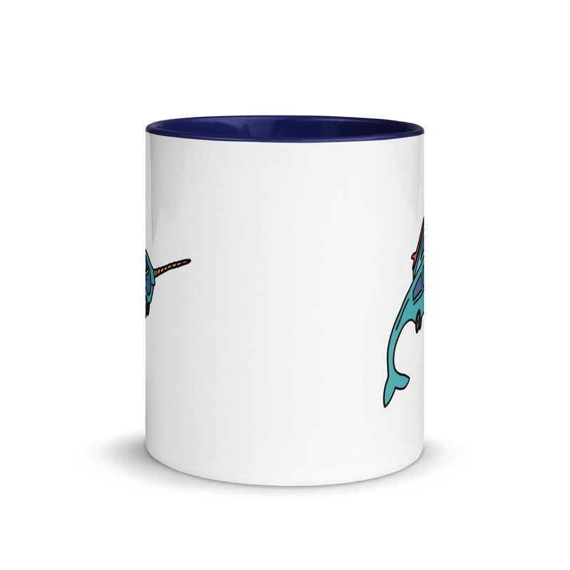 Narwhal Ned Mug with Color Inside