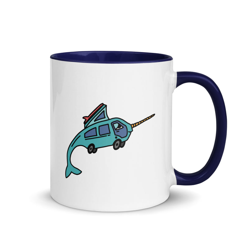 Narwhal Ned Mug with Color Inside