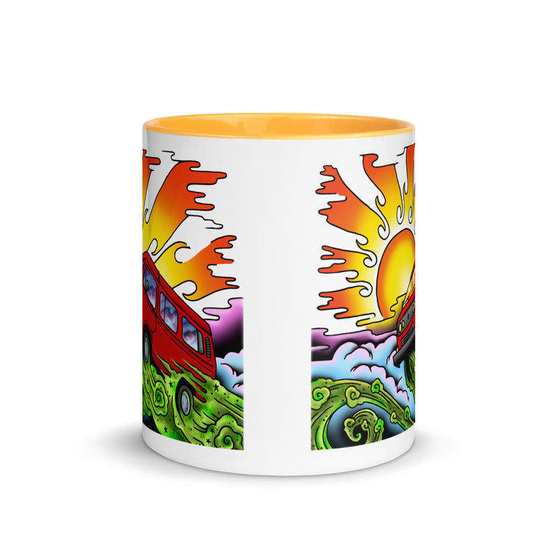 Tasse Van & Sun avec intérieur coloré