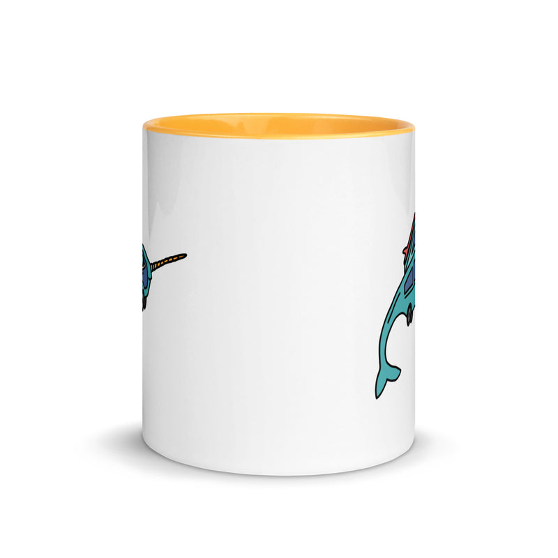 Narwhal Ned Mug with Color Inside