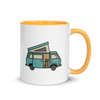 Thumbnail of Dog in Van Mug with Color Inside