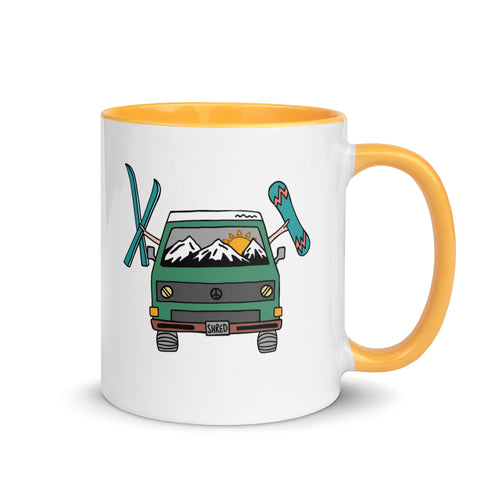 Shred Van Mug with Color Inside