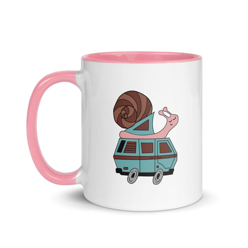 Sally Snail Mug with Color Inside