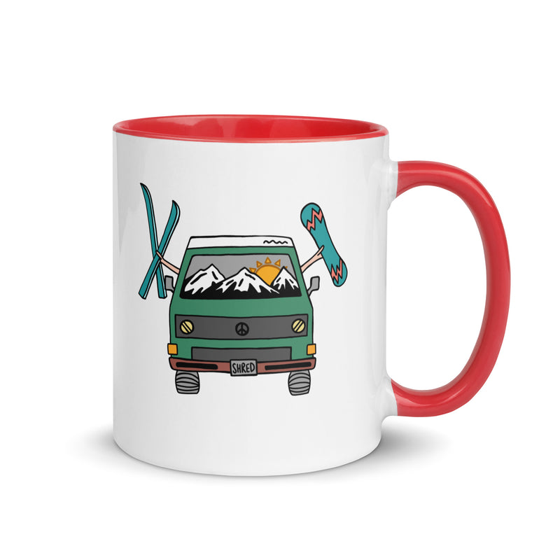 Shred Van Mug with Color Inside