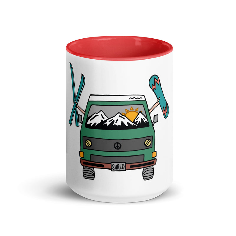 Shred Van Mug with Color Inside