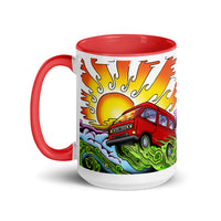 Thumbnail of Van & Sun Mug with Color Inside