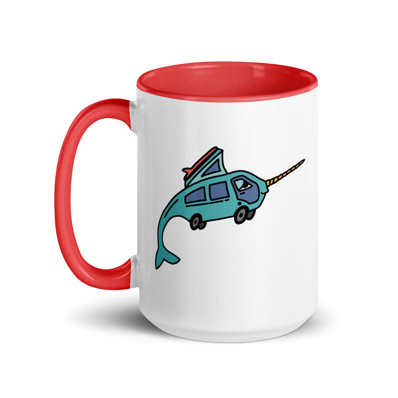 Narwhal Ned Mug with Color Inside