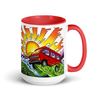 Thumbnail of Van & Sun Mug with Color Inside