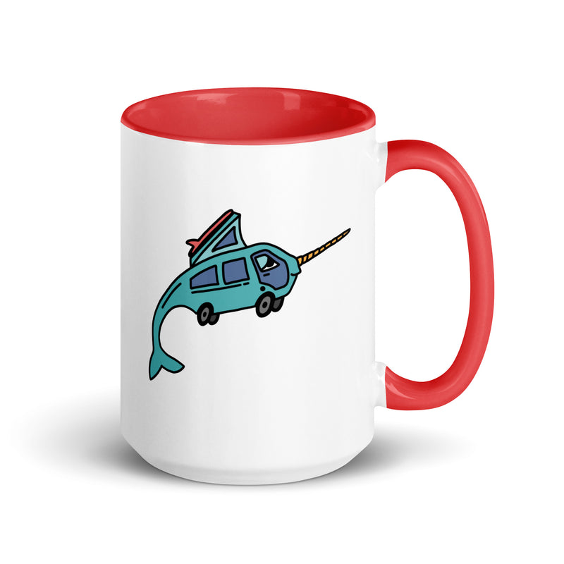 Narwhal Ned Mug with Color Inside