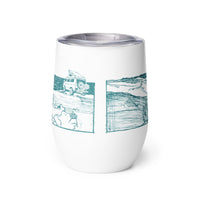 Thumbnail of Woodcut Baja Wine Tumbler