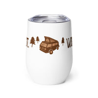 Thumbnail of Camp First, Work Later Wine Tumbler