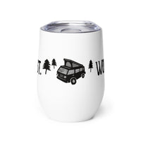 Thumbnail of Camp First, Work Later Wine Tumbler