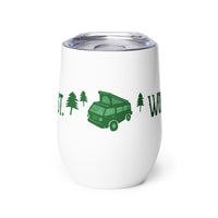 Thumbnail of Camp First, Work Later Wine Tumbler