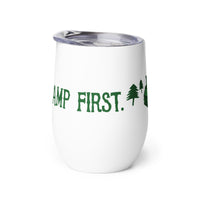 Thumbnail of Camp First, Work Later Wine Tumbler