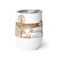 Thumbnail of Woodcut Baja Wine Tumbler