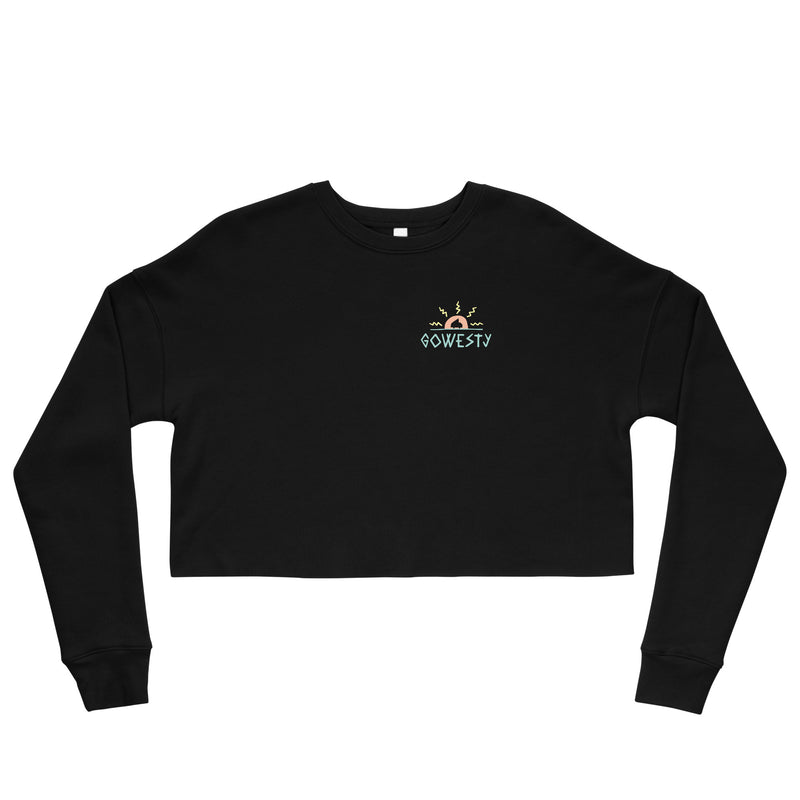 Advanture Awaits Crop Sweatshirt