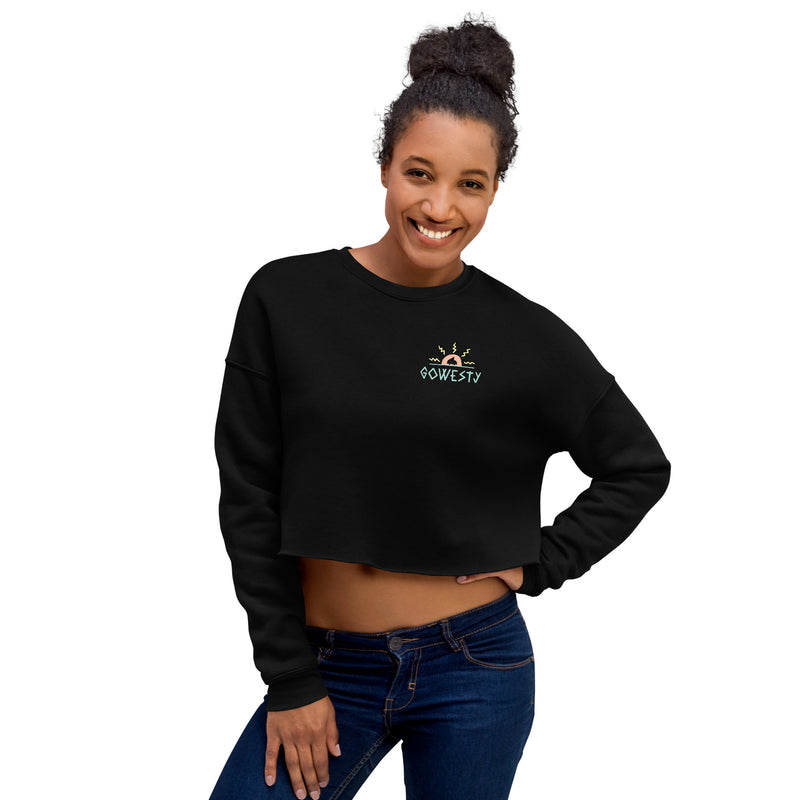 Advanture Awaits Crop Sweatshirt