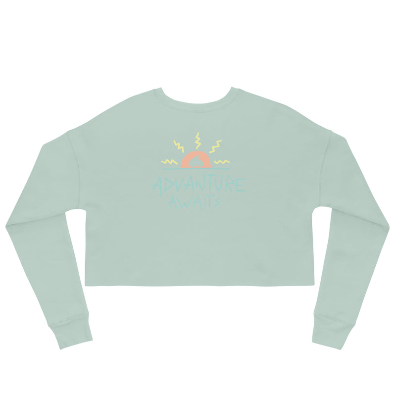 Advanture Awaits Crop Sweatshirt