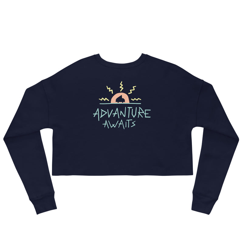 Advanture Awaits Crop Sweatshirt