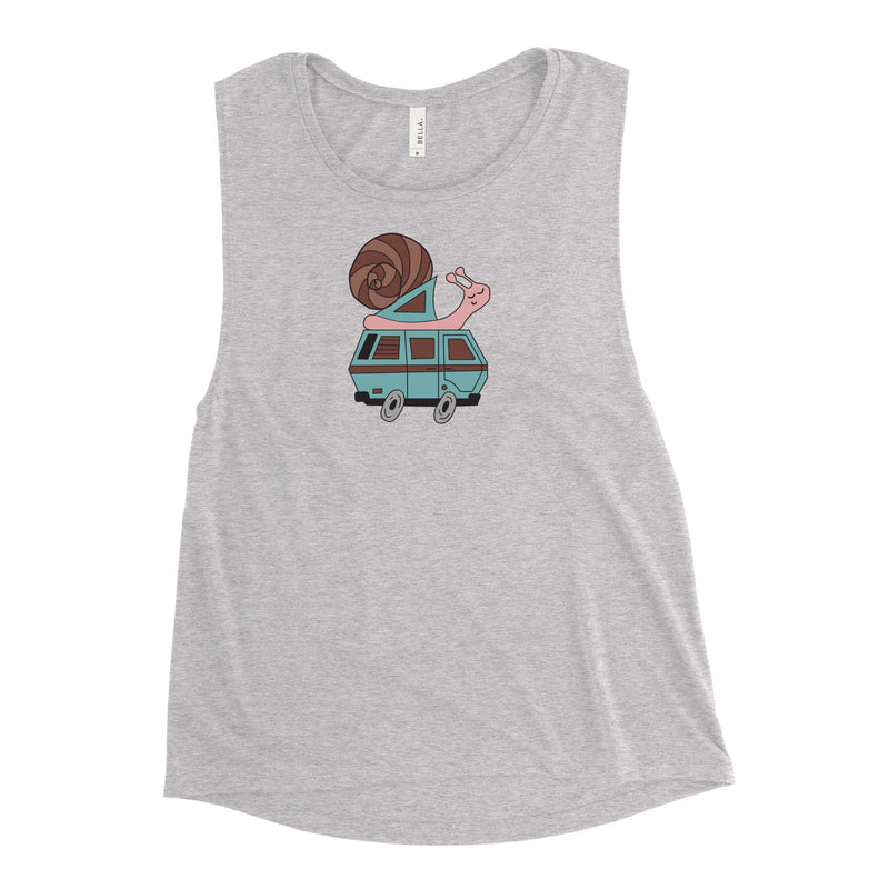 Sally Snail Women's Muscle Tank Top