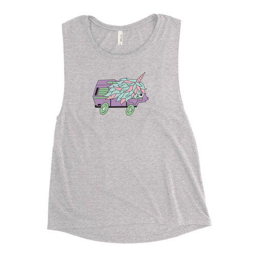 High-Top Hazel Unicorn Women's Muscle Tank Top