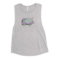 Thumbnail of High-Top Hazel Unicorn Women's Muscle Tank Top