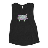 Thumbnail of High-Top Hazel Unicorn Women's Muscle Tank Top