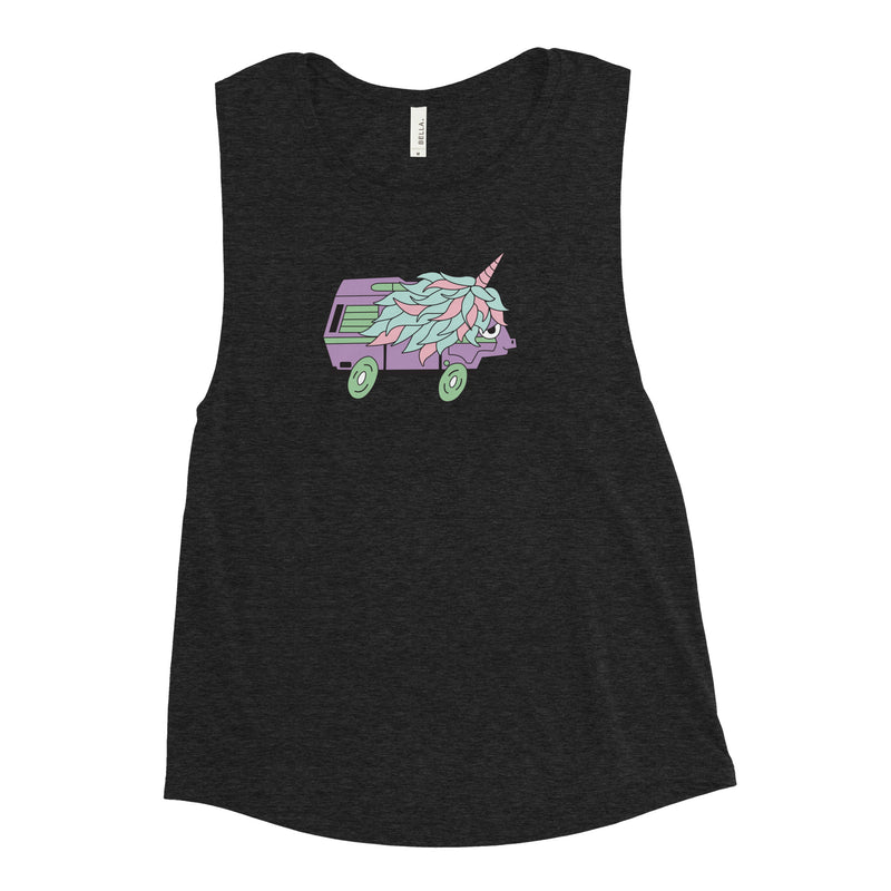 High-Top Hazel Unicorn Women's Muscle Tank Top