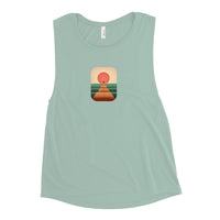 Thumbnail of Sunset Road Women's Muscle Tank Top