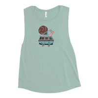 Thumbnail of Sally Snail Women's Muscle Tank Top