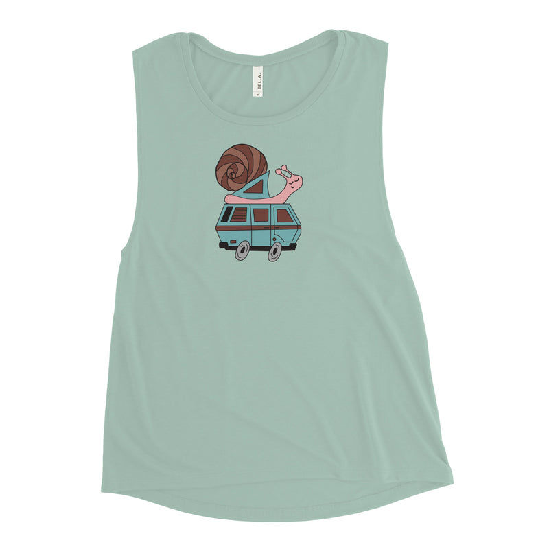 Sally Snail Women's Muscle Tank Top