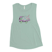 Thumbnail of High-Top Hazel Unicorn Women's Muscle Tank Top