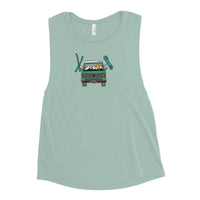 Thumbnail of Shred Van Women's Muscle Tank Top