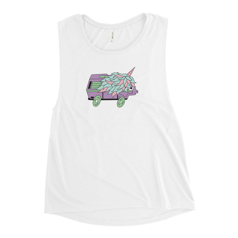 High-Top Hazel Unicorn Women's Muscle Tank Top