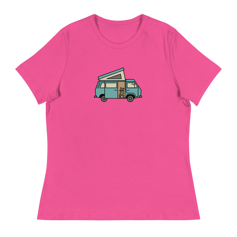 Dog in Van Women's Relaxed Fit T-Shirt