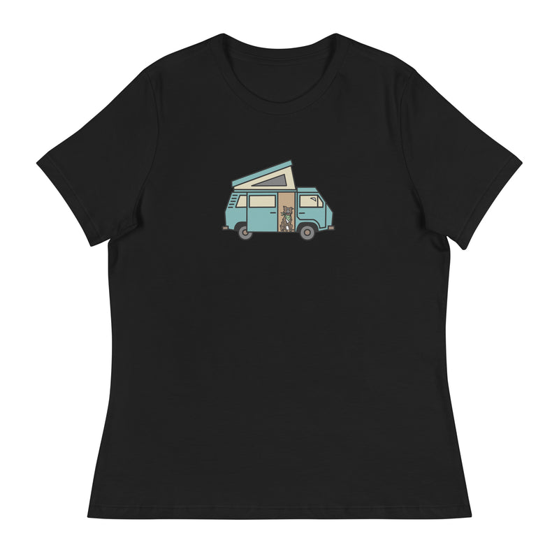 Dog in Van Women's Relaxed Fit T-Shirt